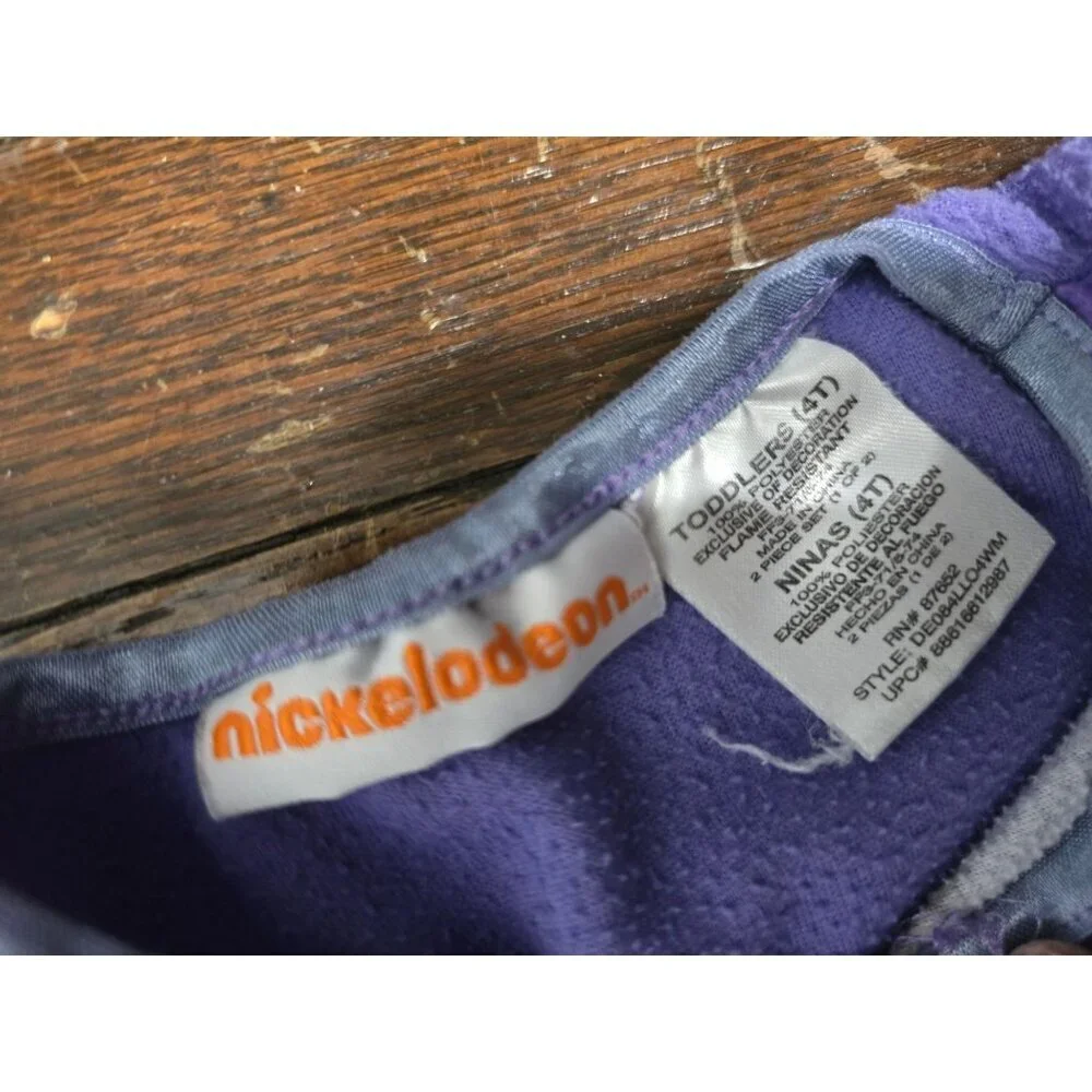2011 Nickelodeon Dora The Explorer Purple Pajama Top 4T